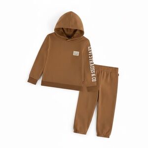 Levi's Tan Hoodie and Jogger Set